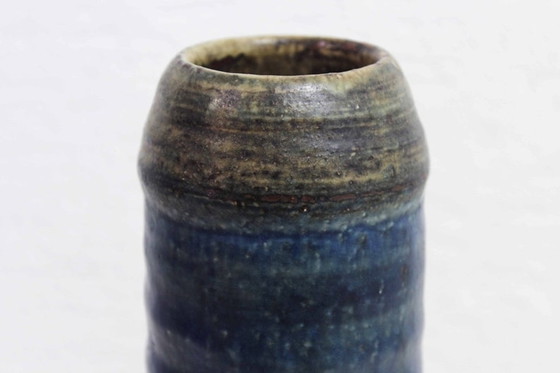 Image 1 of Niederländische Vase aus emaillierter Keramik MOBACH 1970