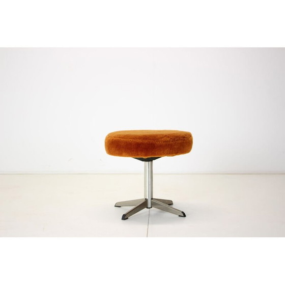 Image 1 of Vintage-Drehhocker, Tschechoslowakei 1970er Jahre