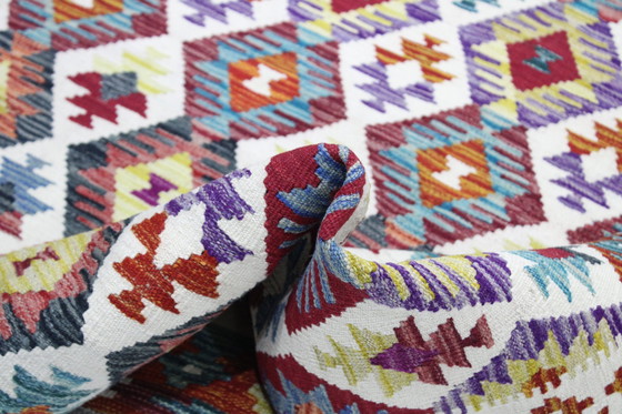 Image 1 of Original Old Style Kelim Afghan 245 X165 Cm Top Zustand