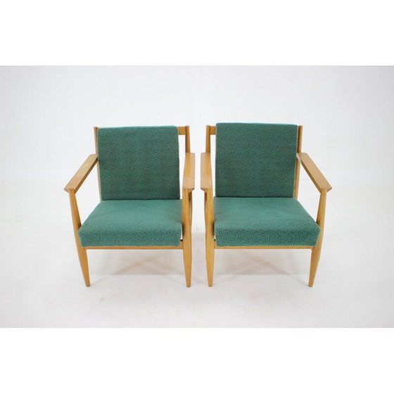 Image 1 of Paar alte Holzsessel von Thonet, Tschechoslowakei 1960
