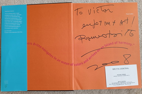 Image 1 of Romero Britto Farben Rund um die Welt, signiert