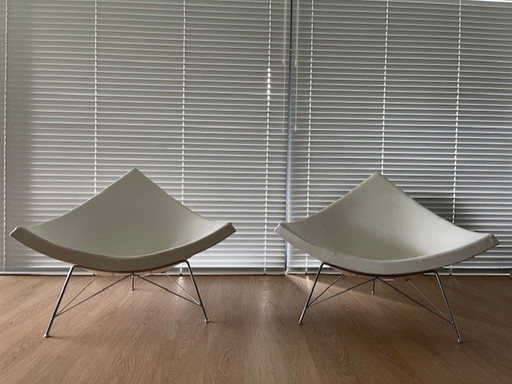 2X Vitra Kokosnuss-Stuhl