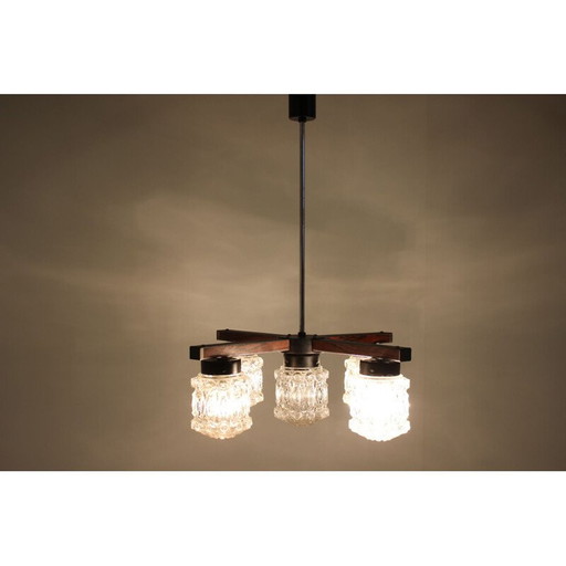 Vintage-Anhänger aus Glas und Metall 1970er Jahre