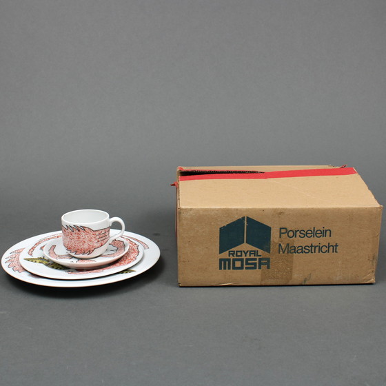 Image 1 of Carel Visser (1928-2015) - Essgeschirr - Royal Mosa - Signiert