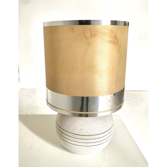 Image 1 of Vintage Keramik-Tischlampe, Italien 1970