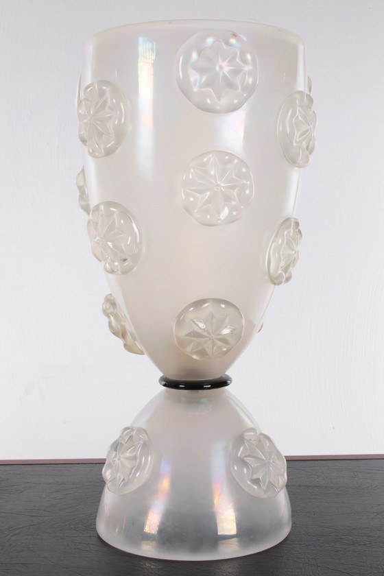 Image 1 of Barovier & Toso Tischlampen aus geblasenem Muranoglas