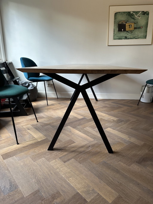Studio Henk Tisch 90X220 Schlanke X-Typ-Beine