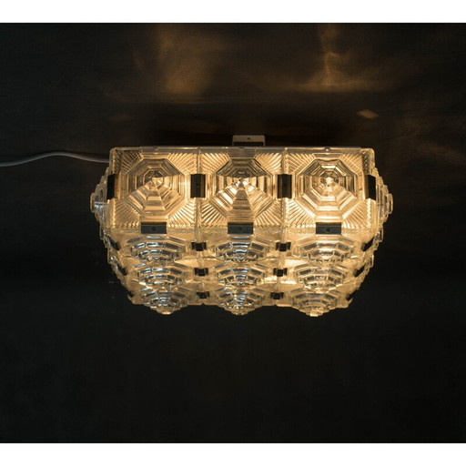 Paar alte Deckenlampen von Jaroslav Bejvl für Kamenicky Senov, 1970