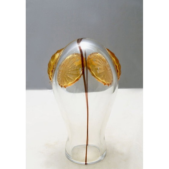 Image 1 of Skulptur einer Eule aus Muranoglas von Carlo Moretti, 1960er Jahre