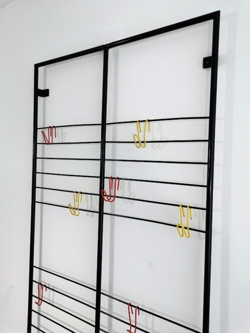 Seltener niederländischer minimalistischer 'Toonladder'-Garderobenständer von Coen de Vries, 1954