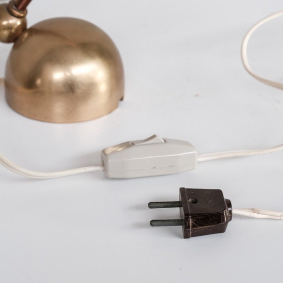 Image 1 of Paar Vintage-Lampen aus Messing und Kupfer, Dänemark 1960er Jahre