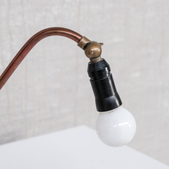 Image 1 of Paar Vintage-Lampen aus Messing und Kupfer, Dänemark 1960er Jahre