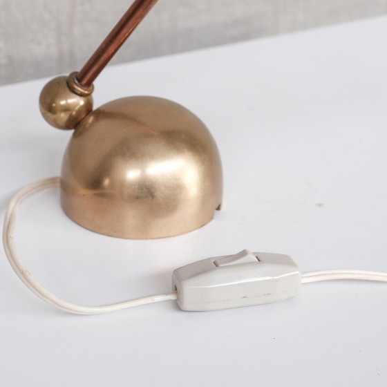 Image 1 of Paar Vintage-Lampen aus Messing und Kupfer, Dänemark 1960er Jahre