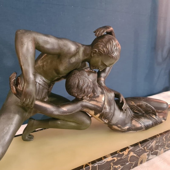 Image 1 of Vintage Art Deco Lineal auf Marmor