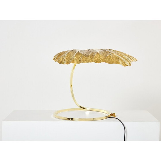 Image 1 of Alte Rhabarberlampe in Laiton von Tommaso Barbi und Carlo Giorgi für Bottega Gadda, 1970