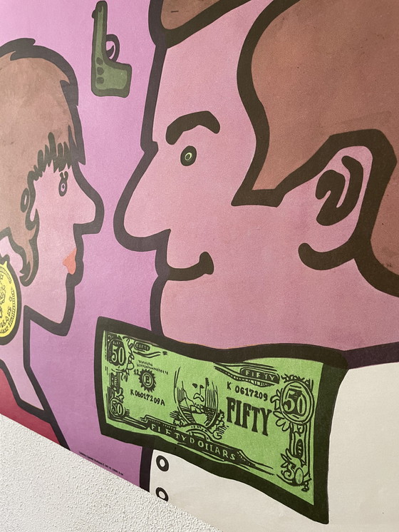 Image 1 of "Dick i Jane" Originales polnisches Plakat von Młodożeniec