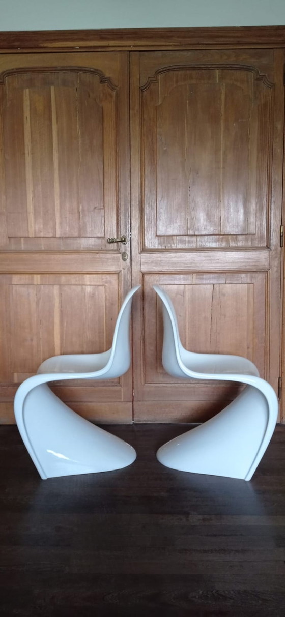 Image 1 of 2x Verner Panton Classic Chair S