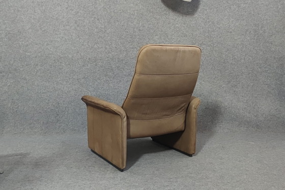 Image 1 of De Sede Sesssel + Hocker Mid Century 60Er Danish Design Leder Vintage Retro 60S