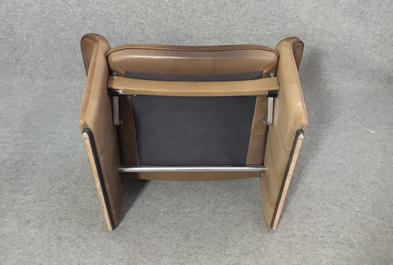 Image 1 of De Sede Sesssel + Hocker Mid Century 60Er Danish Design Leder Vintage Retro 60S
