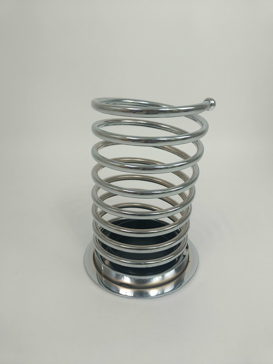 Image 1 of 70er Jahre Schirmständer Spirale