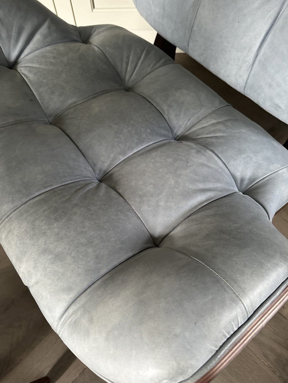 Image 1 of Norr 11 Mammut Stuhl Leder inkl. Ottomane