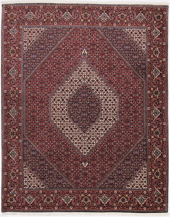Image 1 of Original Handgeknüpfter Perserteppich Bidjar Takab Sehr Fein Geknüpft 253 X 202 Cm Top Zustand