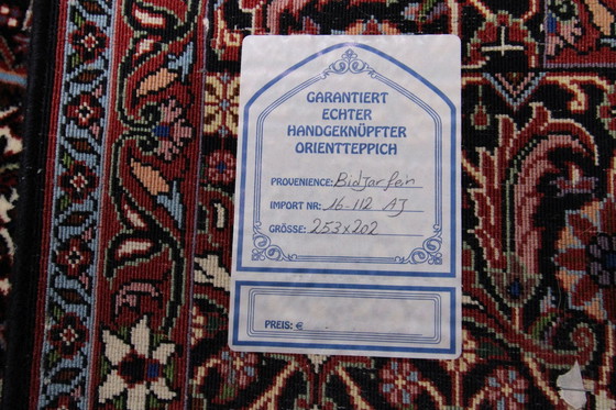 Image 1 of Original Handgeknüpfter Perserteppich Bidjar Takab Sehr Fein Geknüpft 253 X 202 Cm Top Zustand
