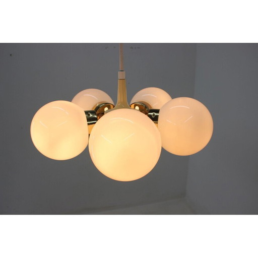 Vintage "Space Age Sputnik" Kronleuchter von Elektroinstala Decin, 1970er Jahre