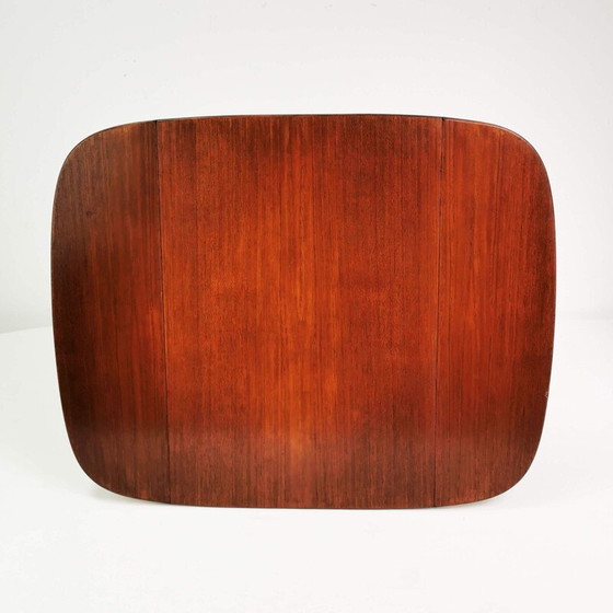 Image 1 of Vintage Teak & Palisander ausziehbarer Beistelltisch, Dänemark 1960er