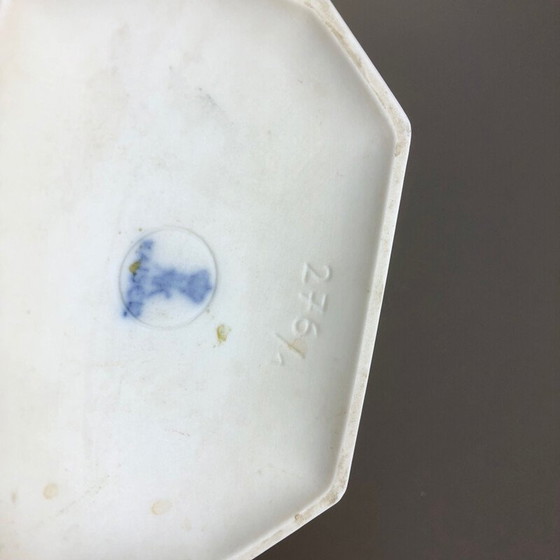Image 1 of Vintage OP Art Biskuitporzellan Vase von AK Kaiser