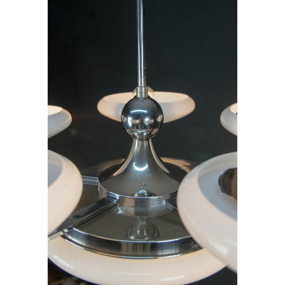 Image 1 of Vintage-Kronleuchter aus Glas, Tschechoslowakei 1930