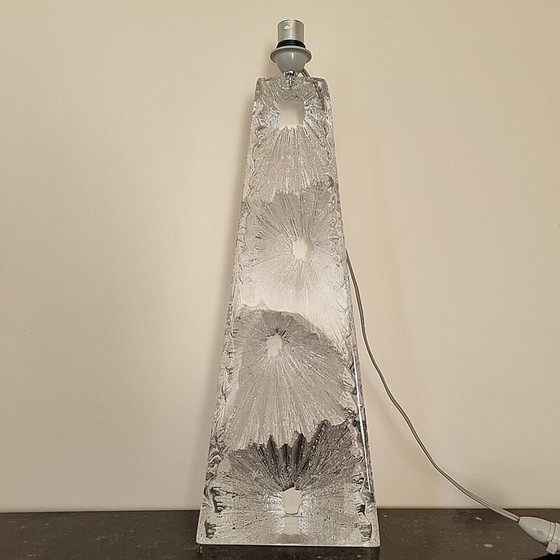 Image 1 of Lampe "Cratères" aus Daum-Kristall, 1960-1970