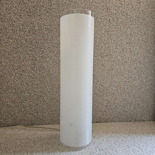 Zylindrische Lampe Modell 3856 aus transparentem Glasrohr von Alberto Zecchini für Fontana Arte, 1990