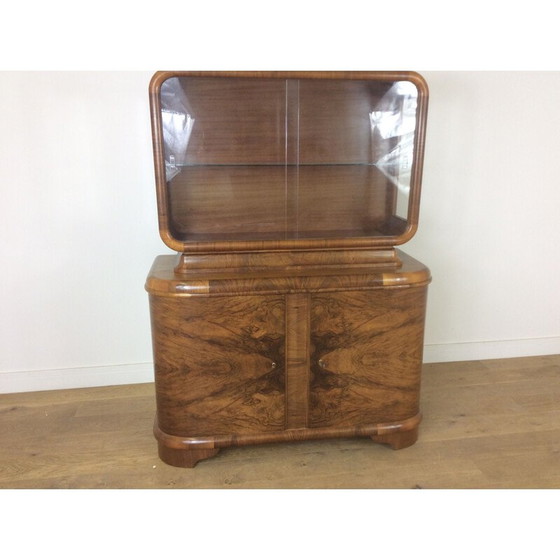 Image 1 of Vintage Art Deco Vitrine von Jindrich Halabala, 1930