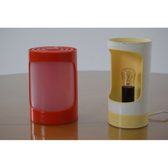 Image 1 of Vintage Tischlampe aus Plastik, Tschechoslowakei 1970