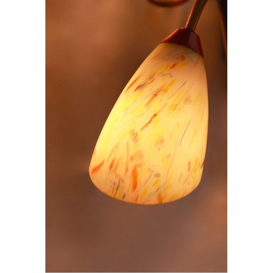 Image 1 of Coriandolo-Hängelampe aus farbigem Muranoglas, Italien 1950