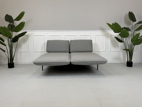 Image 1 of Rolf Benz Mera 386 Sofa Stoff Grau Couch Relaxfunktion