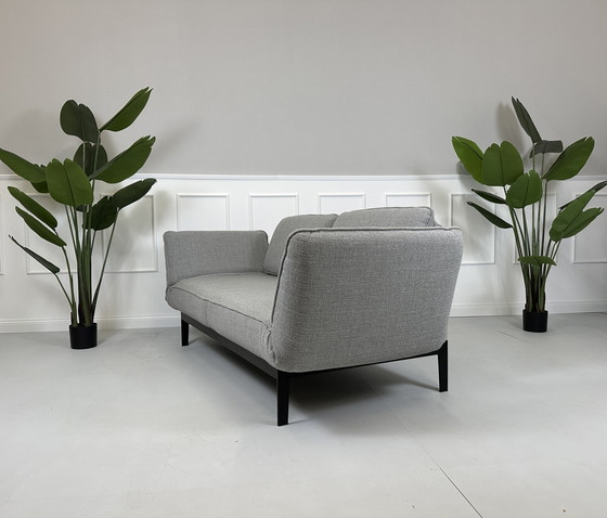 Image 1 of Rolf Benz Mera 386 Sofa Stoff Grau Couch Relaxfunktion