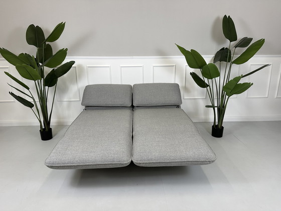 Image 1 of Rolf Benz Mera 386 Sofa Stoff Grau Couch Relaxfunktion