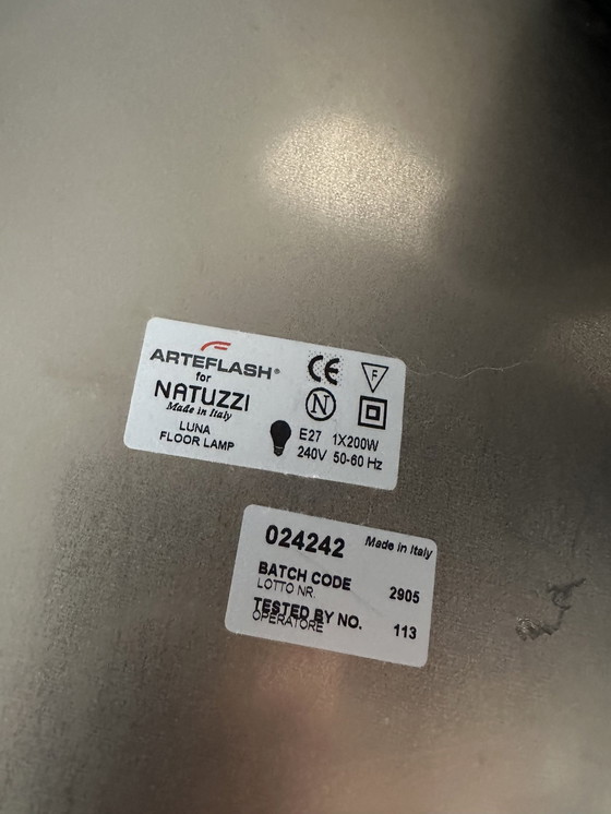 Image 1 of Natuzzi Luna Stehleuchte - Italien, 1990er Jahre