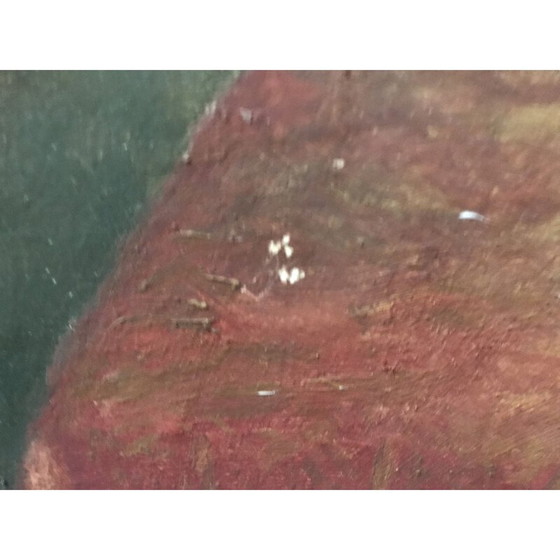 Image 1 of Öl auf tafel vintage "Blumenstrauß" von L.Noireaut