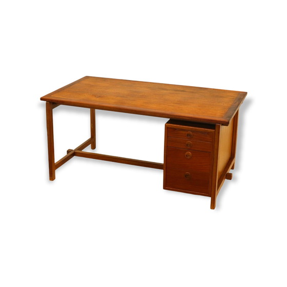 Image 1 of Großer Vintage Chefschreibtisch im dänischen Design aus den 60er Jahren