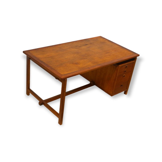 Image 1 of Großer Vintage Chefschreibtisch im dänischen Design aus den 60er Jahren