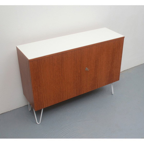 Image 1 of Vintage Beistelltisch aus Teakholz und Formica, 1960er Jahre