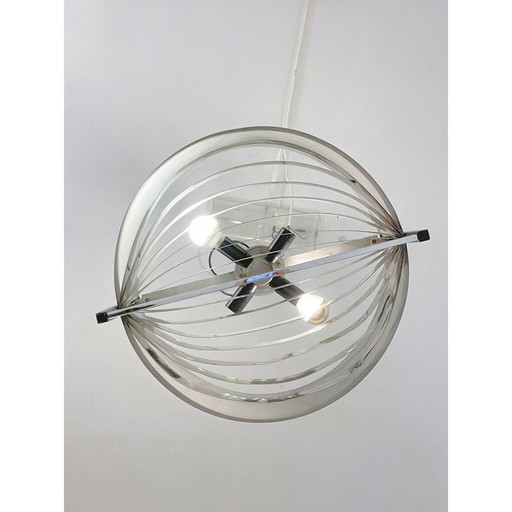 Deckenlampe aus Aluminium, 1960