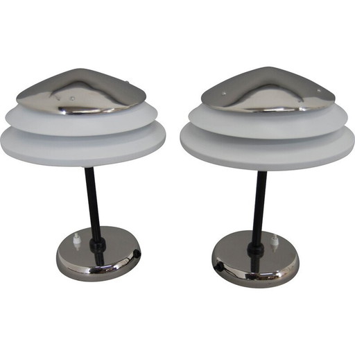 Paar Vintage-Tischlampen von Zukov, 1950