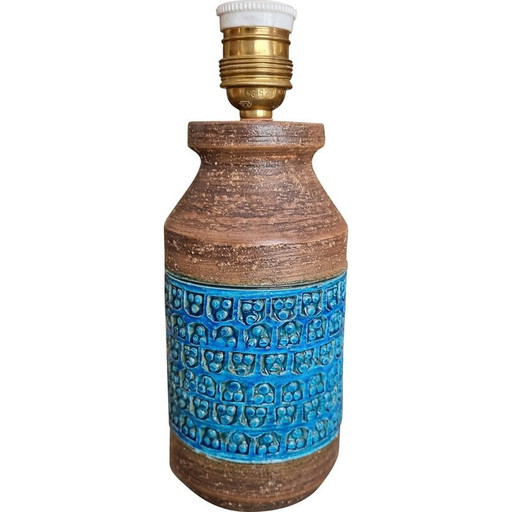 Vintage-Lampe aus Steingut und Keramik von Aldo Londi für Bitossi, 1960