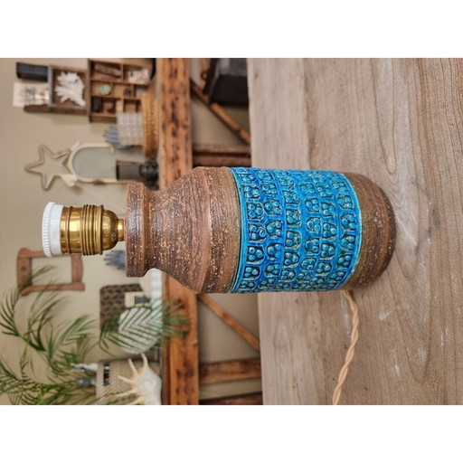 Vintage-Lampe aus Steingut und Keramik von Aldo Londi für Bitossi, 1960