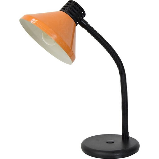 Mid Century Tischlampe aus Metall und Kunststoff, Polen 1980er Jahre