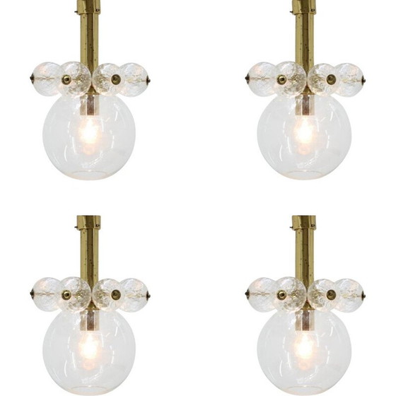 Image 1 of Satz von 4 Vintage-Kronleuchtern von Kamenicky Senov, 1970